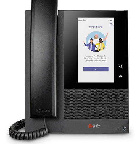 HP Poly CCX 400 Business Media Phone for Microsoft Teams and PoE-enabled No localization