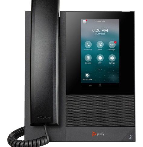 HP Poly CCX 400 Business Media Phone with Open SIP and PoE-enabled No localization