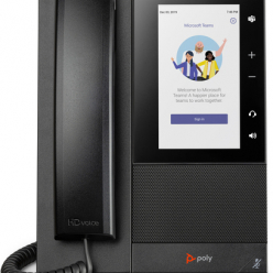 HP Poly CCX 505 Business Media Phone for Microsoft Teams and PoE-enabled