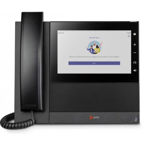 HP Poly CCX 600 Business Media Phone for Microsoft Teams and PoE-enabled