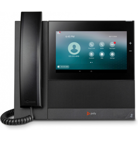 Telefon VoIP HP Poly CCX 600 Business Media Phone with Open SIP and PoE-enabled