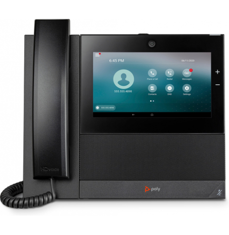 HP Poly CCX 700 Business Media Phone with Open SIP and PoE-enabled