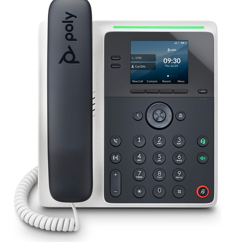 HP Poly Edge E100 IP Phone and PoE-enabled