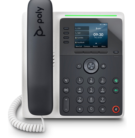 HP Poly Edge E220 IP Phone and PoE-enabled