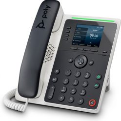 HP Poly Edge E220 IP Phone and PoE-enabled