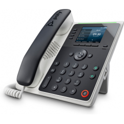 HP Poly Edge E220 IP Phone and PoE-enabled