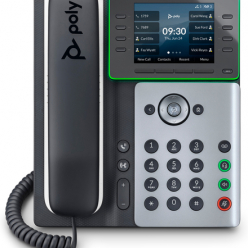 HP Poly Edge E300 IP Phone and PoE-enabled