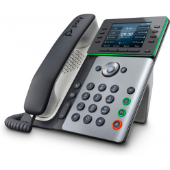 HP Poly Edge E300 IP Phone and PoE-enabled