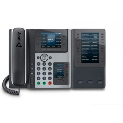 HP Poly Edge E400 IP Phone and PoE-enabled