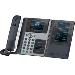 HP Poly Edge E400 IP Phone and PoE-enabled