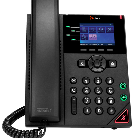 HP Poly OBi VVX 250 4-Line IP Phone and PoE-enabled