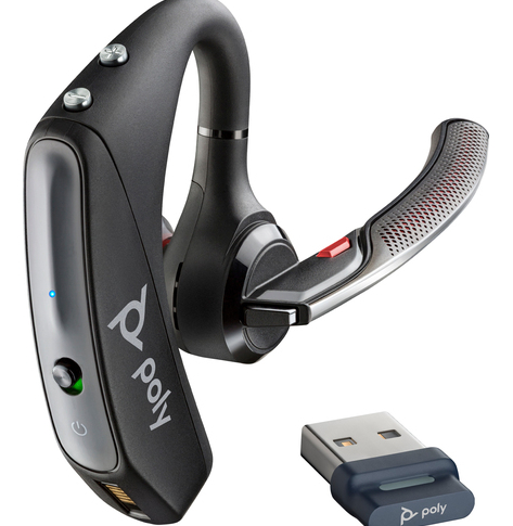 Słuchawki HP Poly Voyager 5200 UC USB-A Headset +BT600 Dongle TAA