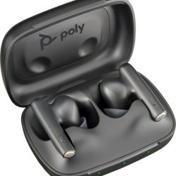 Słuchawki HP Poly Voyager Free 60 UC Carbon Black Earbuds +BT700 USB-C Adapter +Basic Charge Case