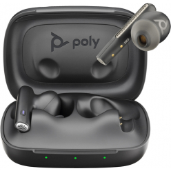 Słuchawki HP Poly Voyager Free 60 UC M Carbon Black Earbuds +BT700 USB-A Adapter +Basic Charge Case