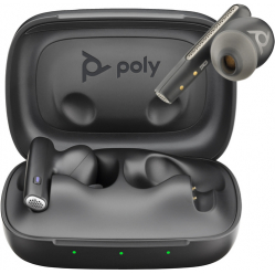 Słuchawki HP Poly Voyager Free 60 UC M Carbon Black Earbuds +BT700 USB-C Adapter +Basic Charge Case