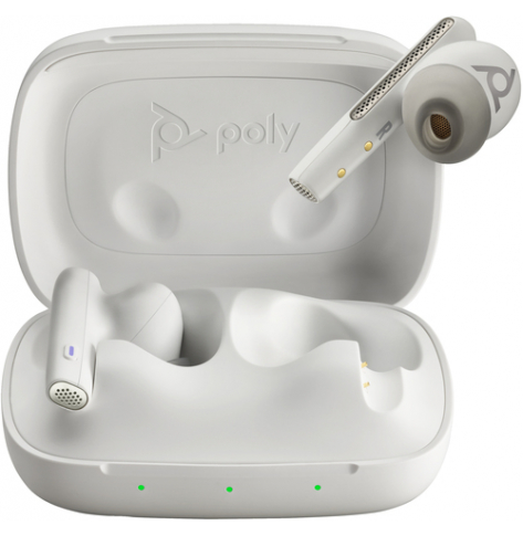 Słuchawki HP Poly Voyager Free 60 UC M White Sand Earbuds +BT700 USB-A Adapter +Basic Charge Case