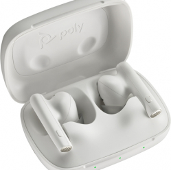 Słuchawki HP Poly Voyager Free 60 UC White Sand Earbuds +BT700 USB-A Adapter +Basic Charge Case