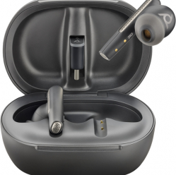 Słuchawki HP Poly Voyager Free 60+ UC Carbon Black Earbuds +BT700 USB-C Adapter +Touchscreen Charge Case
