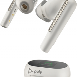 Słuchawki HP Poly Voyager Free 60+ UC White Sand Earbuds +BT700 USB-C Adapter +Touchscreen Charge Case