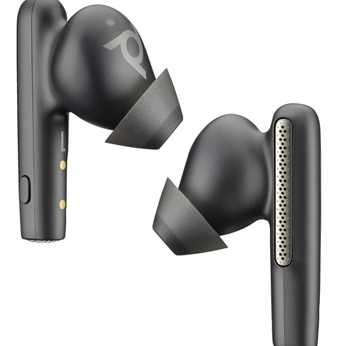 Zestaw końcówek dousznych HP Poly Voyager Free 60/60+ Black Earbuds 2 Pieces