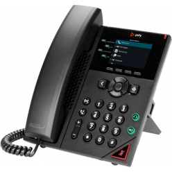 HP Poly VVX 250 4-Line IP Phone and PoE-enabled-WW