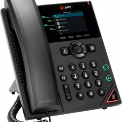 HP Poly VVX 250 4-Line IP Phone and PoE-enabled-WW