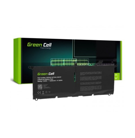 Bateria Green-Cell DXGH8 7.6V 6300mAh do Dell XPS 13 9370 Vostro 5390 3301