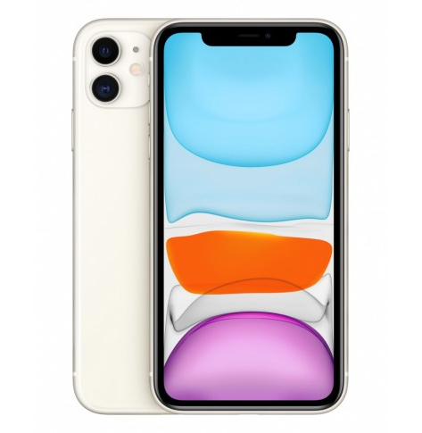 Telefon iPhone 11 64GB - Bialy