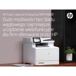 Drukarka HP Color LaserJet Enterprise M480f MFP A4 color 27ppm