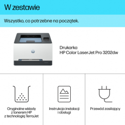 Drukarka HP Color LaserJet Pro 3202dw 25ppm