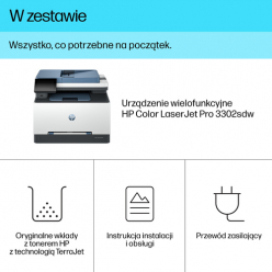 Drukarka HP Color LaserJet Pro MFP 3302sdw 25ppm