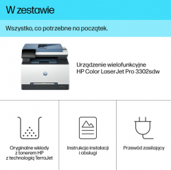 Drukarka HP Color LaserJet Pro MFP 3302sdw 25ppm