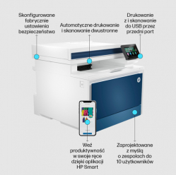 Drukarka HP Color LaserJet Pro MFP 4302fdn