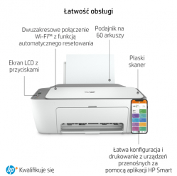 Drukarka HP DeskJet 2720e A4 Color WIFI USB Print Copy Scan Inkjet 20ppm