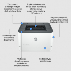 Drukarka HP LaserJet Pro 3002dn 33ppm