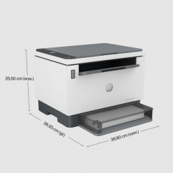 Drukarka HP LaserJet Tank MFP 1604w MFP Mono B/W laser 216x297mm A4 14ppmcopy 22ppmprint 150 sheets USB LAN WIFI Bluetooth