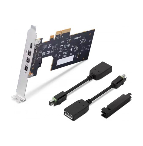 Karta rozszerzeń Lenovo ThinkStation Thunderbolt 4 PCIe ze wspornikiem HP 4XF1L53431 