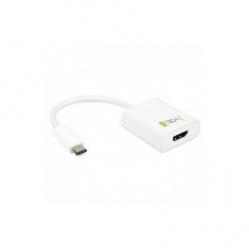 Adapter USB-C 3.1 na HDMI M/Ż, biały Techly