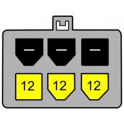 Kabel DELOCK 82315 rozdzielający zasilanie 2xHDD/1xPCI Express 6pin