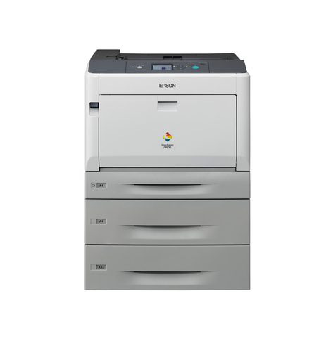 EPSON AcuLaser C9300D2TN A3 color USB 30ppm A4 4800RIT Duplex 2 Paper Trays and Network