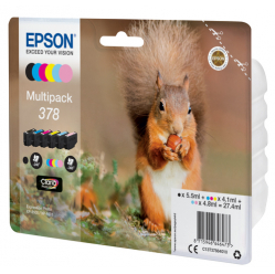 Multipack Epson C13T37884010 6-colours Claria Photo HD 378