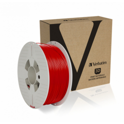 Filament VERBATIM 55030 / ABS / CZERWONY / 1,75 mm / 1 kg