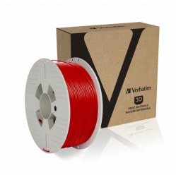 Filament VERBATIM 55030 / ABS / CZERWONY / 1,75 mm / 1 kg