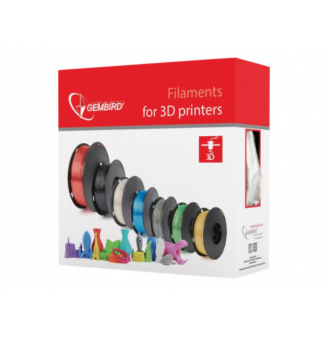 Filament GEMBIRD PLA Carbon 1.75mm 0.8kg