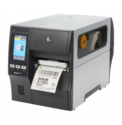 Drukarka ZEBRA TT Label ZT411 4inch 300 dpi Euro and UK cord Serial USB 10/100 Ethernet Bluetooth 4.1/MFi USB Host EZPL