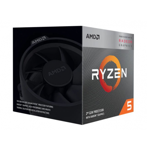 Procesor AMD Ryzen 5 3400G 4.2GHz AM4 4C/8T 65W 6MB with Wraith Spire Cooler BOX