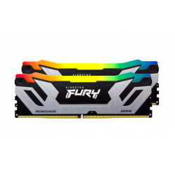 Pamięć KINGSTON 48GB 8400MT/s DDR5 CL40 CUDIMM Kit of 2 FURY Renegade RGB Silver XMP