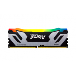 Pamięć KINGSTON 48GB 8400MT/s DDR5 CL40 CUDIMM Kit of 2 FURY Renegade RGB Silver XMP