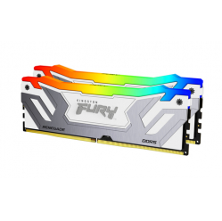 Pamięć KINGSTON 48GB 8400MT/s DDR5 CL40 CUDIMM Kit of 2 FURY Renegade RGB White XMP