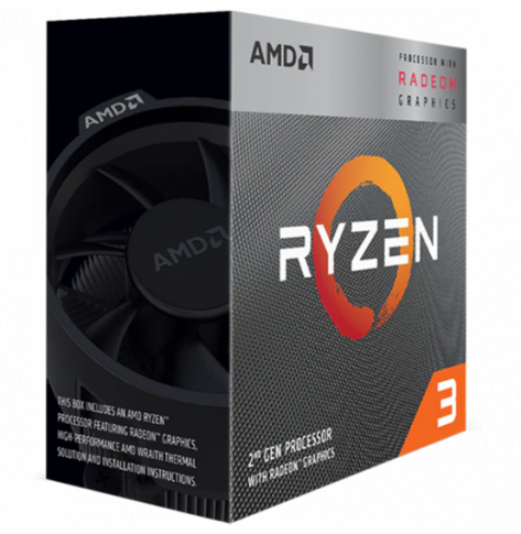 Procesor AMD Ryzen 3 4300G 4GHz AM4 4C/8T 65W 6MB with Wraith Stealth Cooler MULTIPACK
